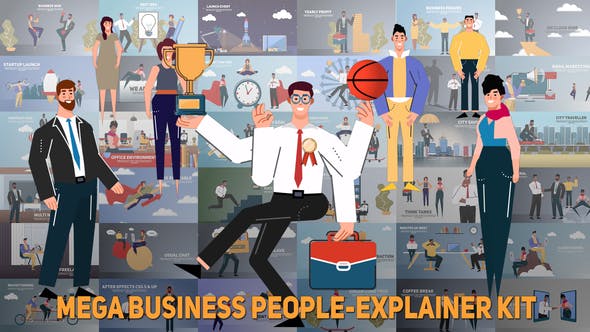 Mega Business People Explainer Kit - Download Videohive 24655028