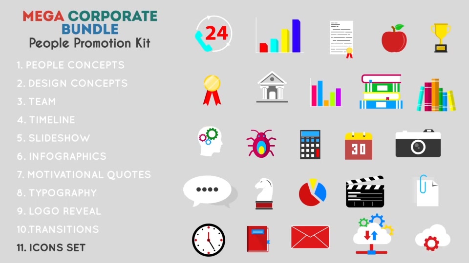 Mega Corporate Bundle People Promotion Kit - Download Videohive 20647343