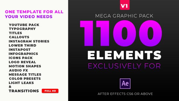 Mega Graphics Pack - Videohive 23431047 Download