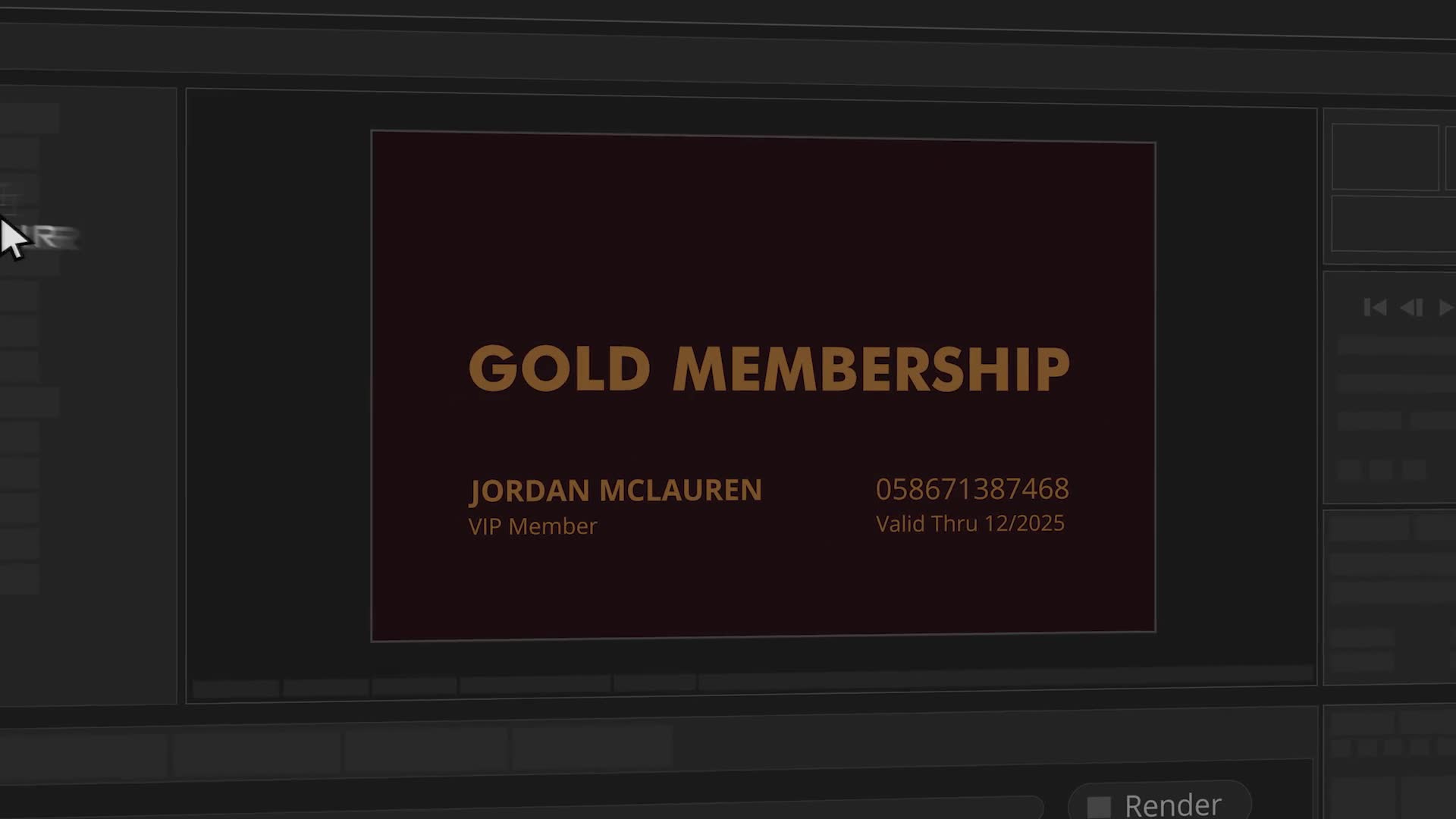 Membership Card Intro Ad Videohive 37942146 After Effects Image 1