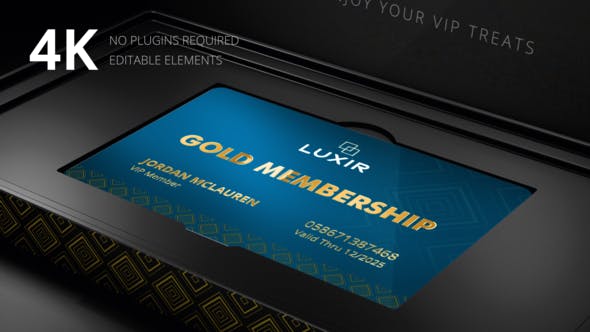 Membership Card Intro Ad - Videohive Download 37942146