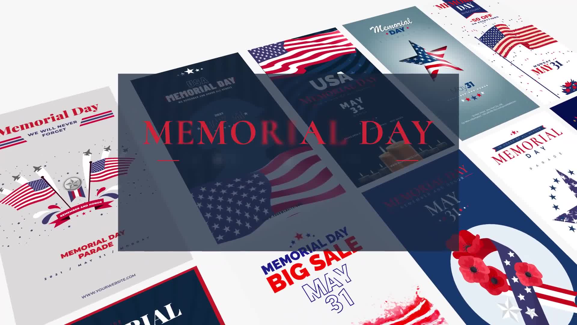 Memorial Day & 4th Of July Instagram Stories Videohive 31660666 After Effects Image 1