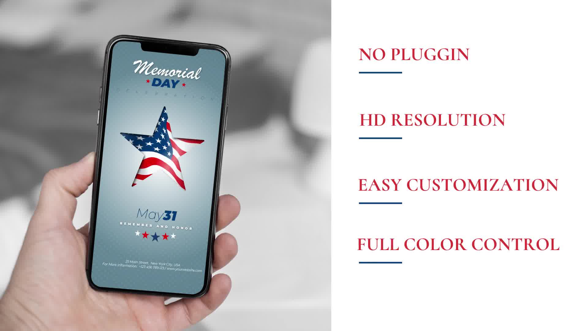 Memorial Day & 4th Of July Instagram Stories Videohive 31660666 After Effects Image 10