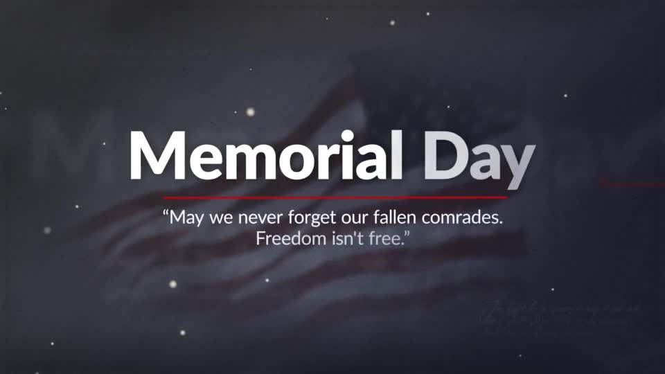 Memorial Day History Slideshow Videohive 26627422 After Effects Image 1