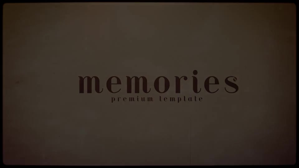 Memories - Download Videohive 19508115