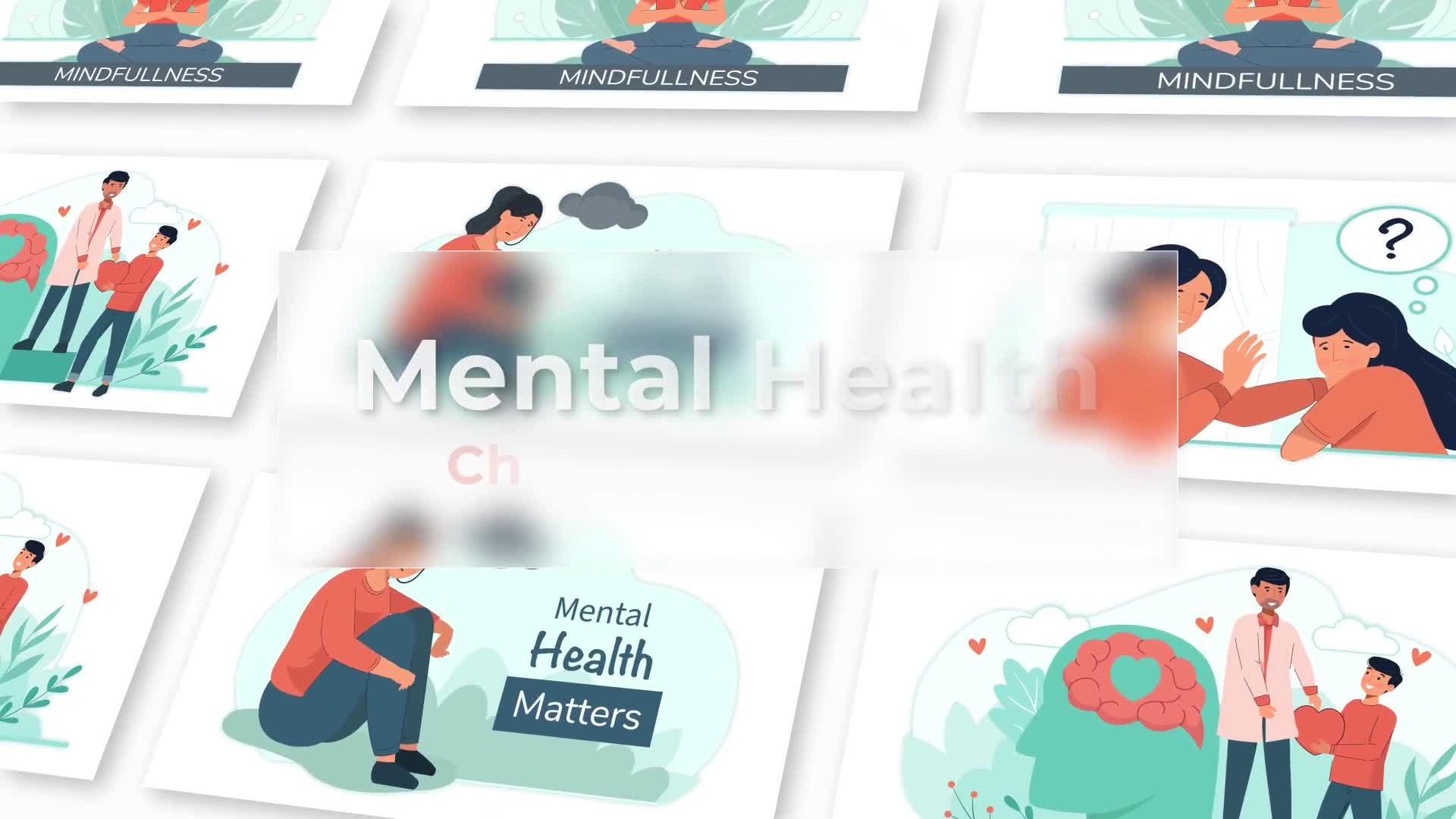 Mental Health Character Animation Scene Pack Videohive 37070302 After Effects Image 1