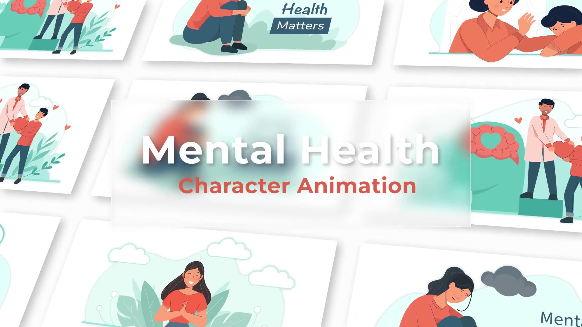 Mental Health Character Animation Scene Pack Videohive 37070302 After Effects Image 2
