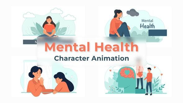 Mental Health Character Animation Scene Pack - Videohive 37070302 Download