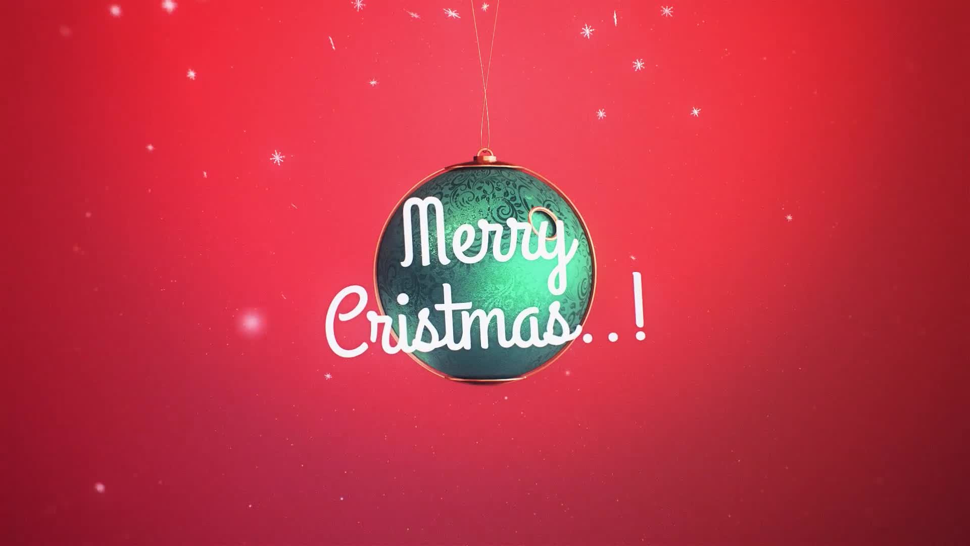 Merry Christmas Ball Logo Videohive 29647640 After Effects Image 1