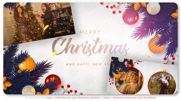Merry Christmas Greetings - 40289308 Videohive Download