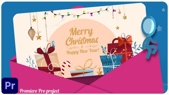 Merry Christmas & Happy New Year Card - 35064731 Download Videohive