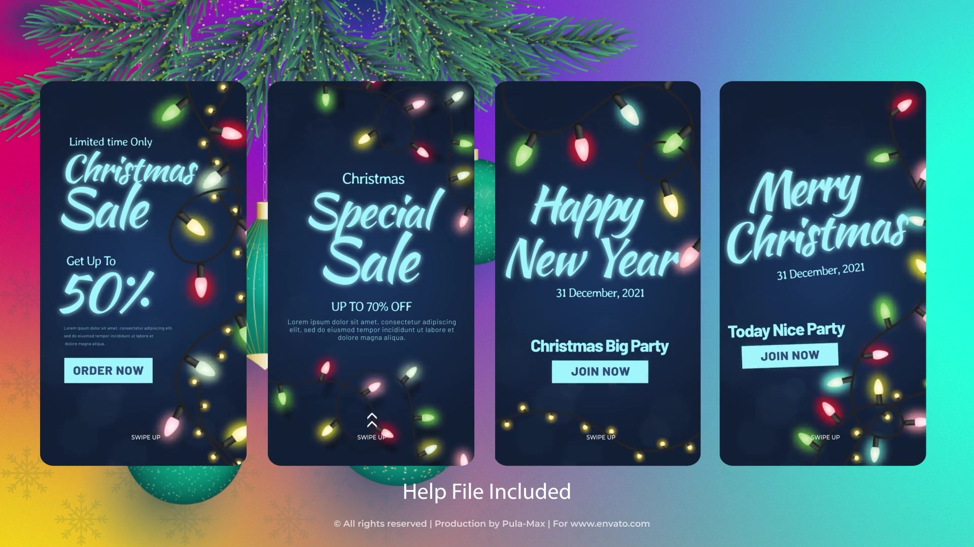 Merry Christmas Instagram Stories Videohive 35006493 After Effects Image 5