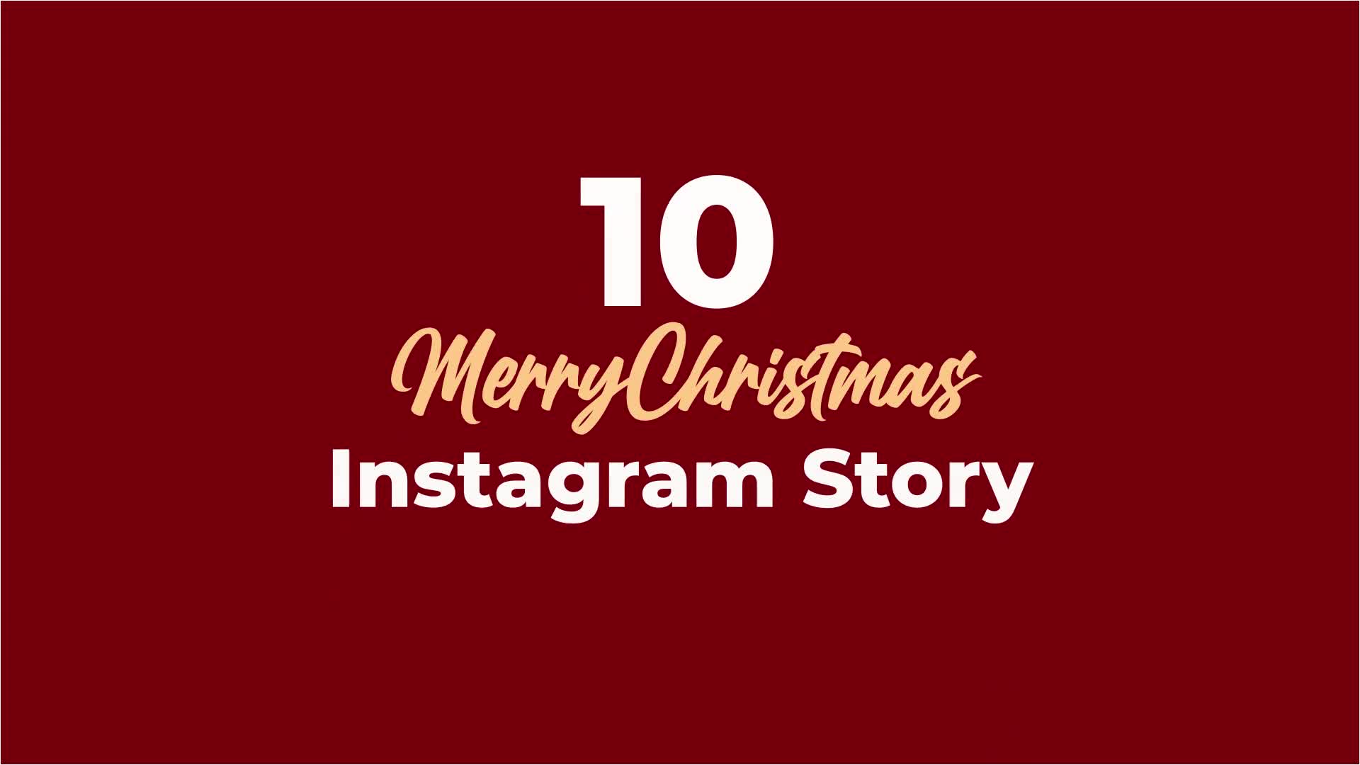 Merry Christmas Instagram Stories Videohive 34576784 After Effects Image 1