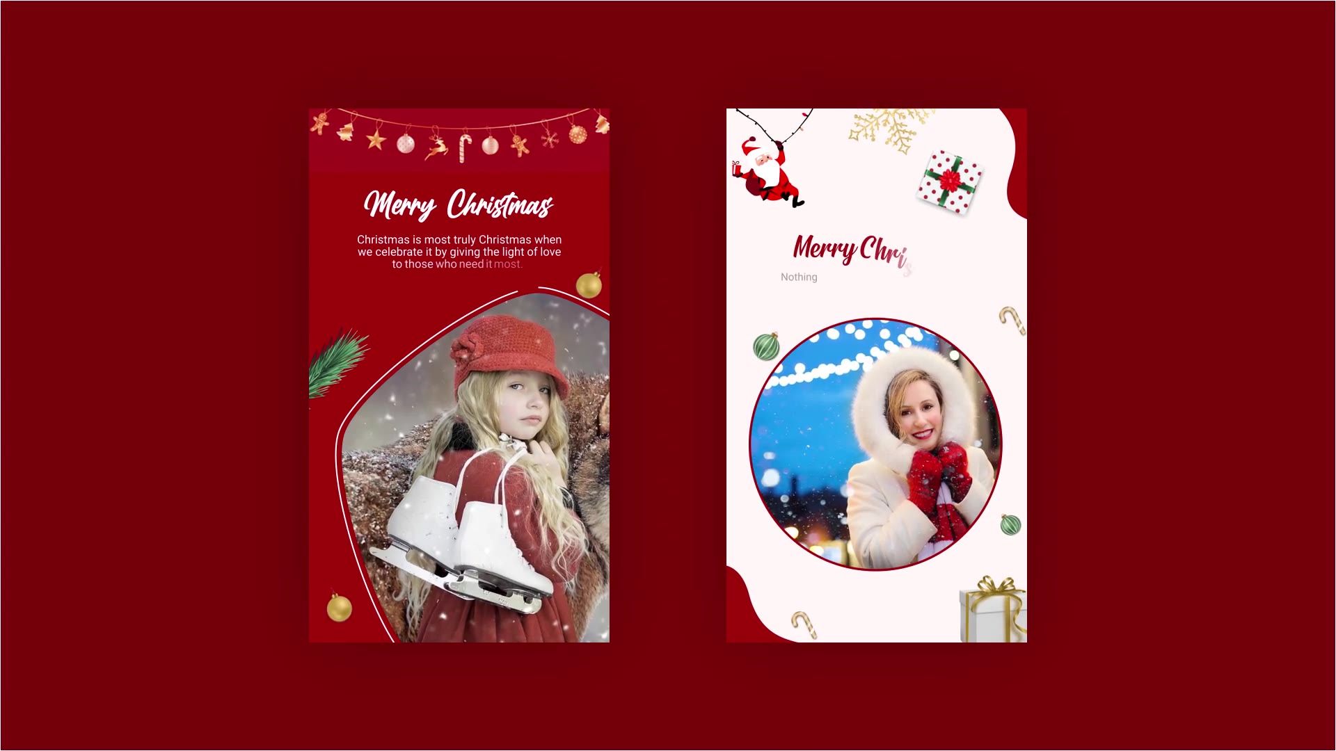 Merry Christmas Instagram Stories Videohive 34576784 After Effects Image 4