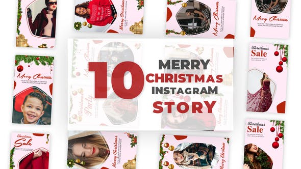 Merry Christmas Instagram Story - 34529972 Videohive Download