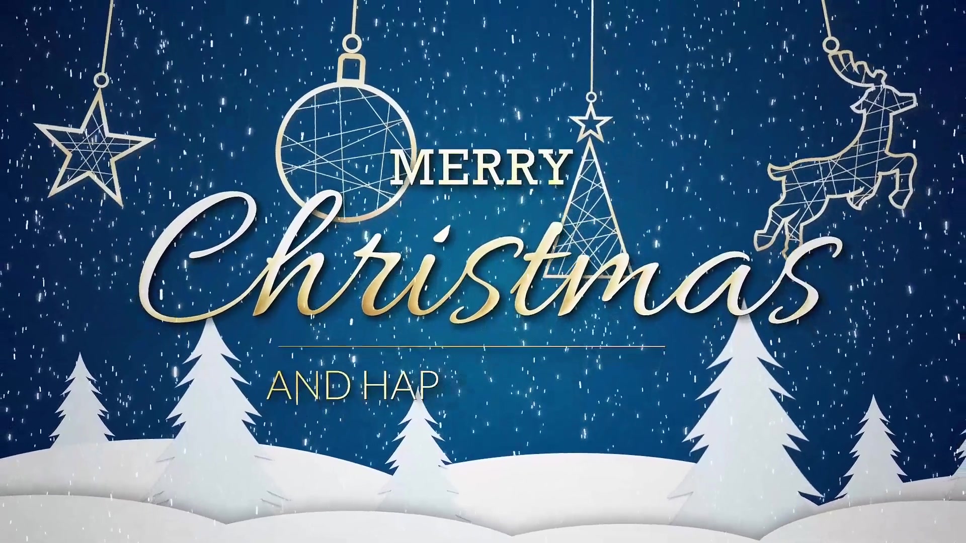 Merry Christmas Intro Videohive 42231374 After Effects Image 3