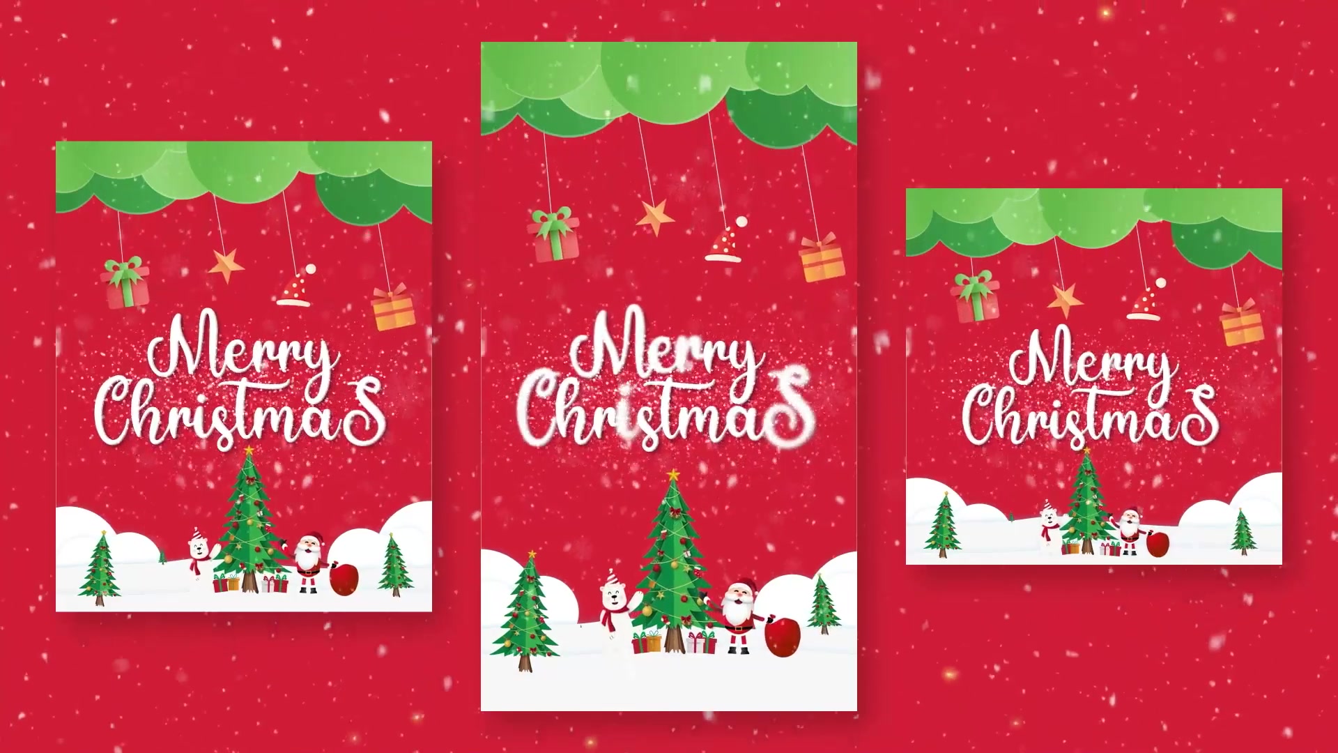 Merry Christmas Intro Instagram Vertical Videohive 42353011 After Effects Image 5