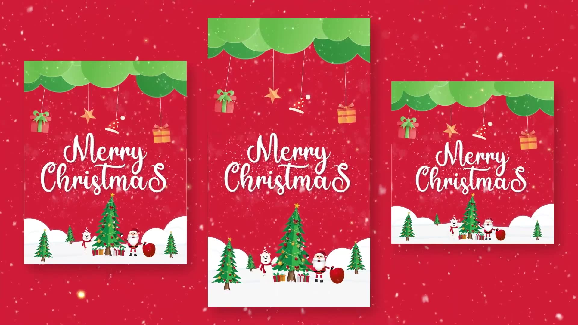 Merry Christmas Intro Instagram Vertical Videohive 42353011 After Effects Image 6