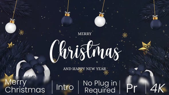 Merry Christmas Intro \ MOGRT - 35383653 Download Videohive