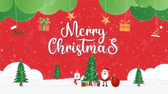 Merry Christmas Intro - Videohive Download 41984952