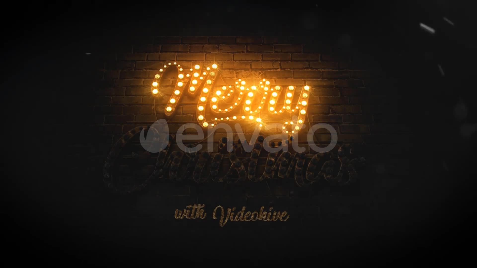 Merry Christmas Light Bulbs Videohive 29516457 After Effects Image 1