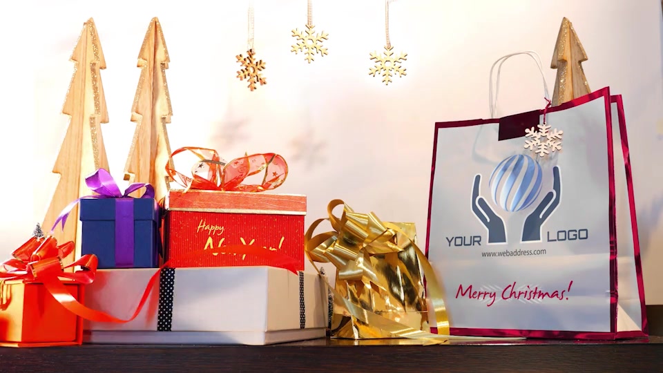 Merry Christmas & New Year Gifts Logo Videohive 40255820 Premiere Pro Image 3