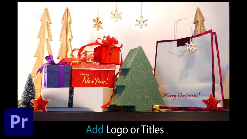 Merry Christmas & New Year Gifts Logo Videohive 40255820 Premiere Pro Image 6