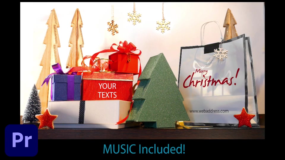 Merry Christmas & New Year Gifts Logo Videohive 40255820 Premiere Pro Image 7