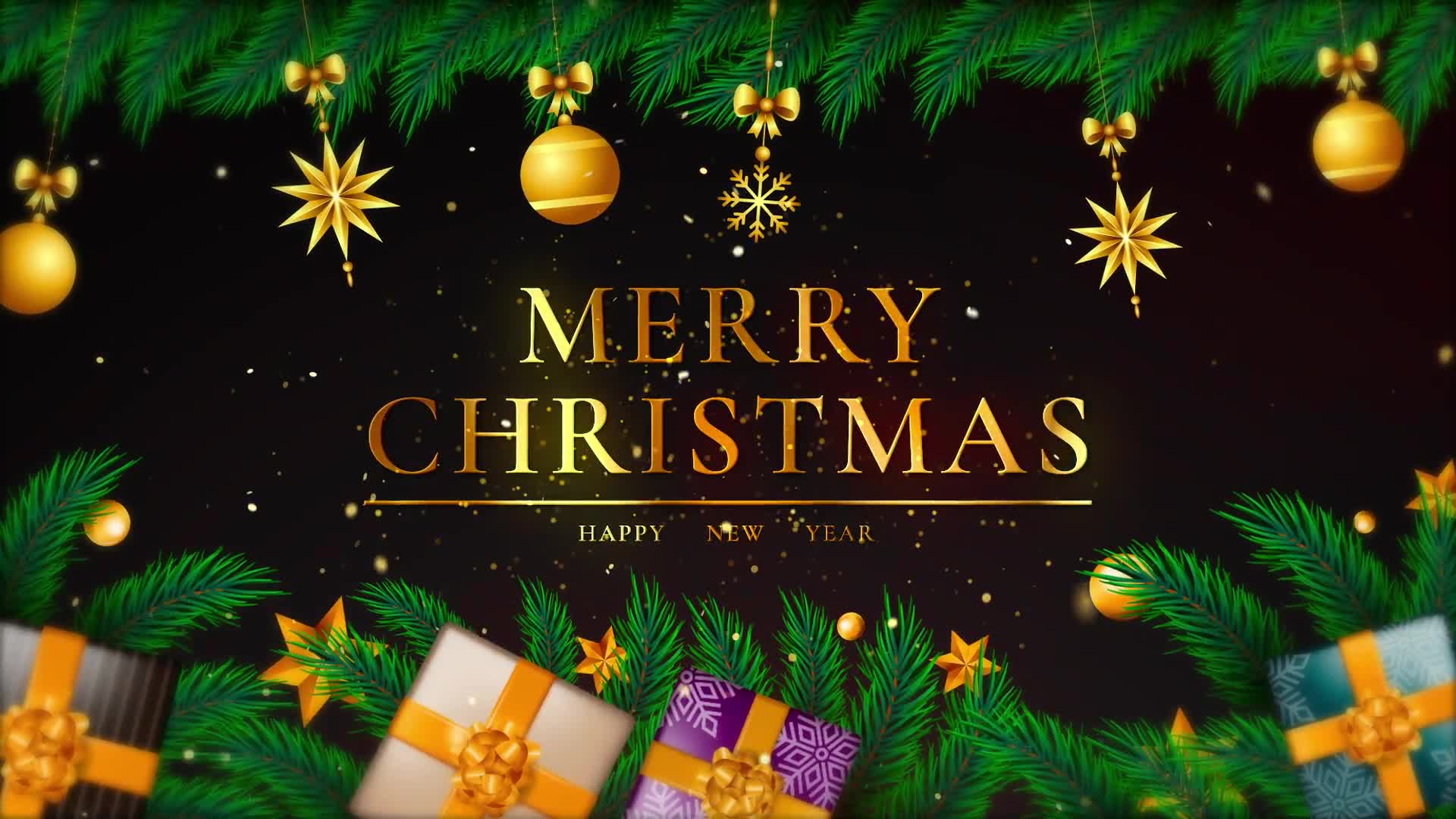 Merry Christmas & New Year Slideshow | MOGRT Videohive 35195100 Premiere Pro Image 1