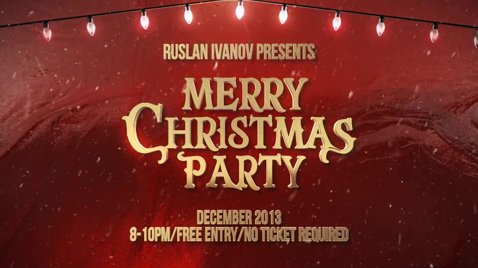 Merry Christmas Party Teaser - Download Videohive 6202747
