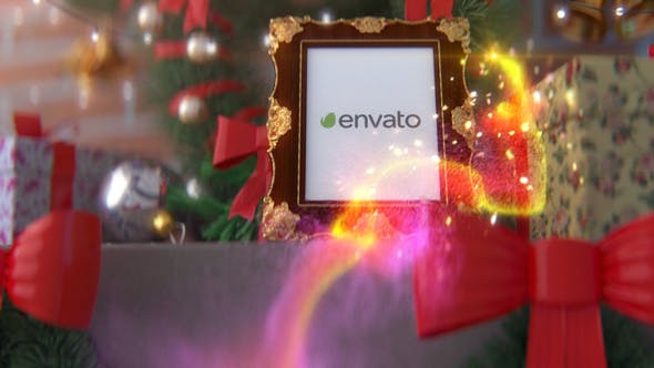 Merry Christmas | Picture on Fireplace - 35291865 Download Videohive