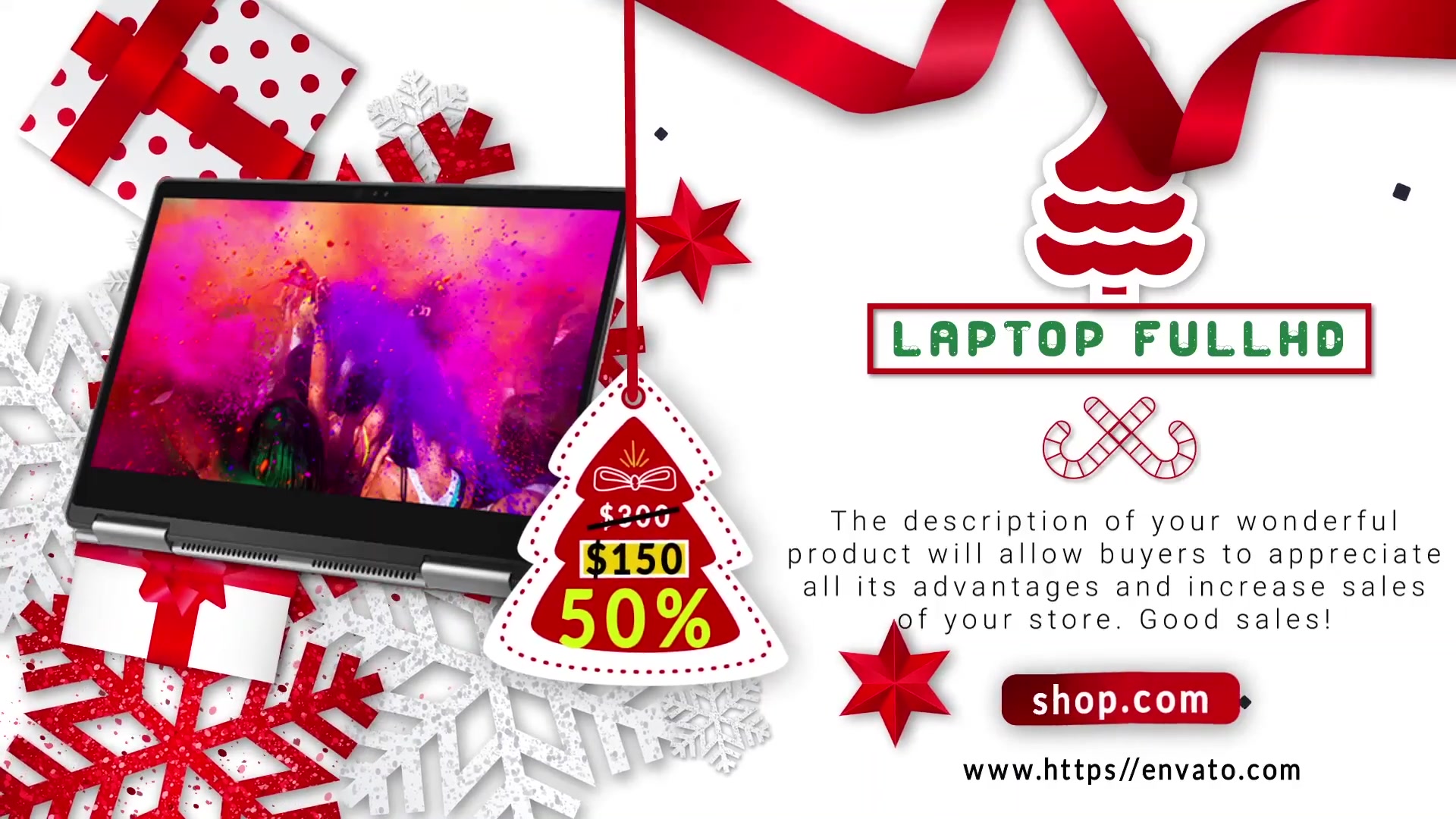 Merry Christmas Sale B47 Videohive 31783384 After Effects Image 2