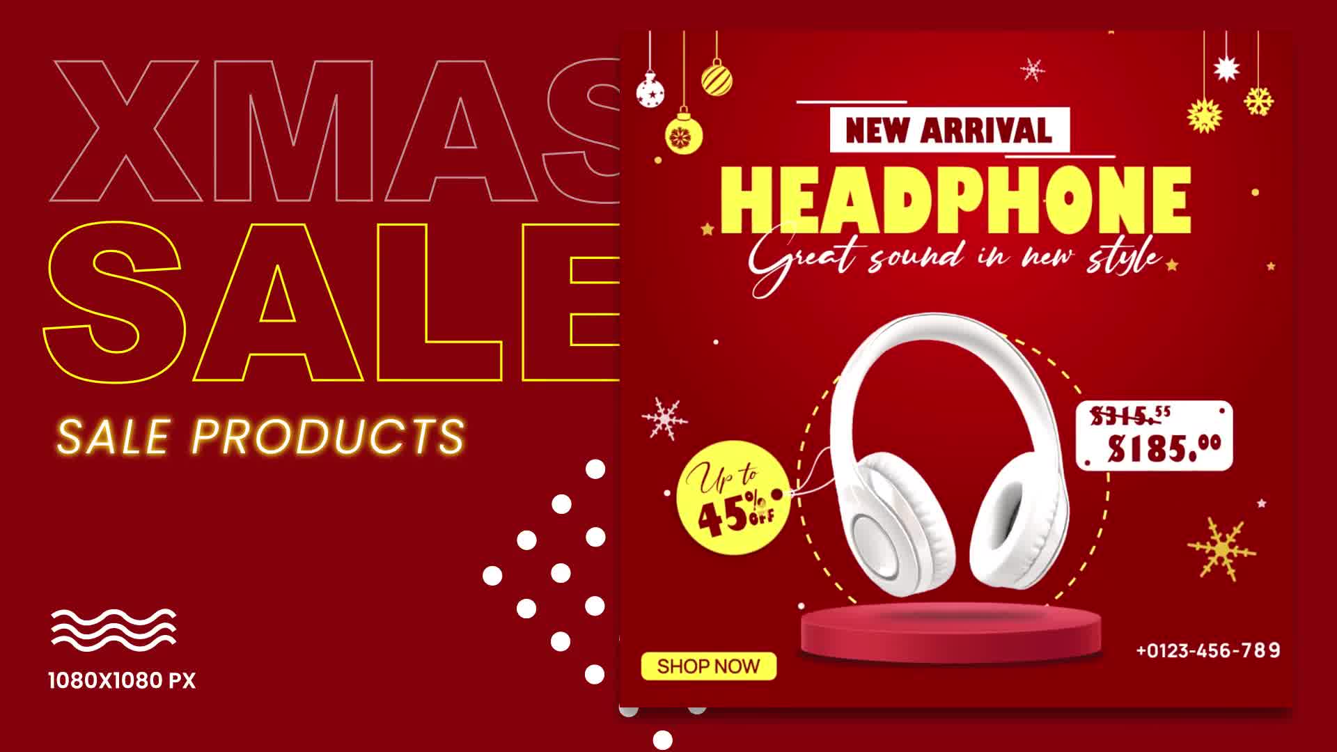 Merry Christmas Sale Banner Template Videohive 34932936 After Effects Image 10