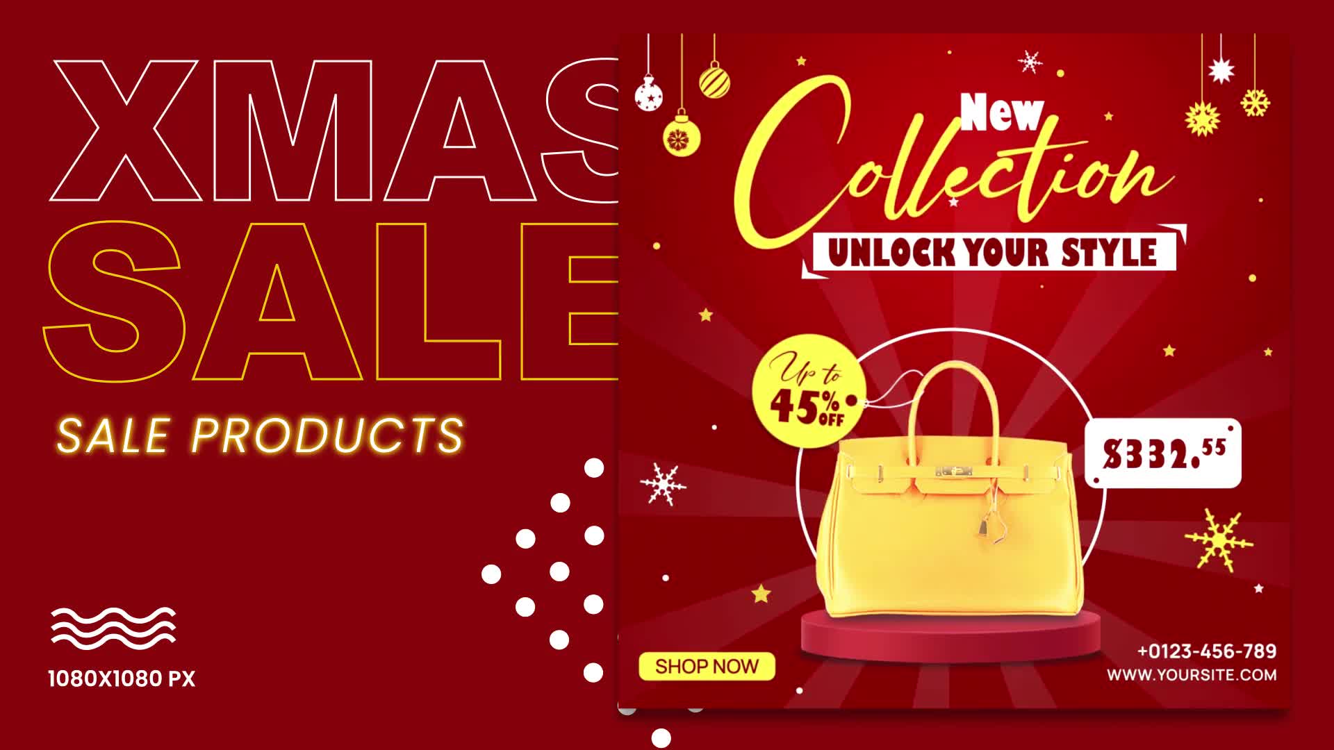 Merry Christmas Sale Banner Template Videohive 34932936 After Effects Image 8