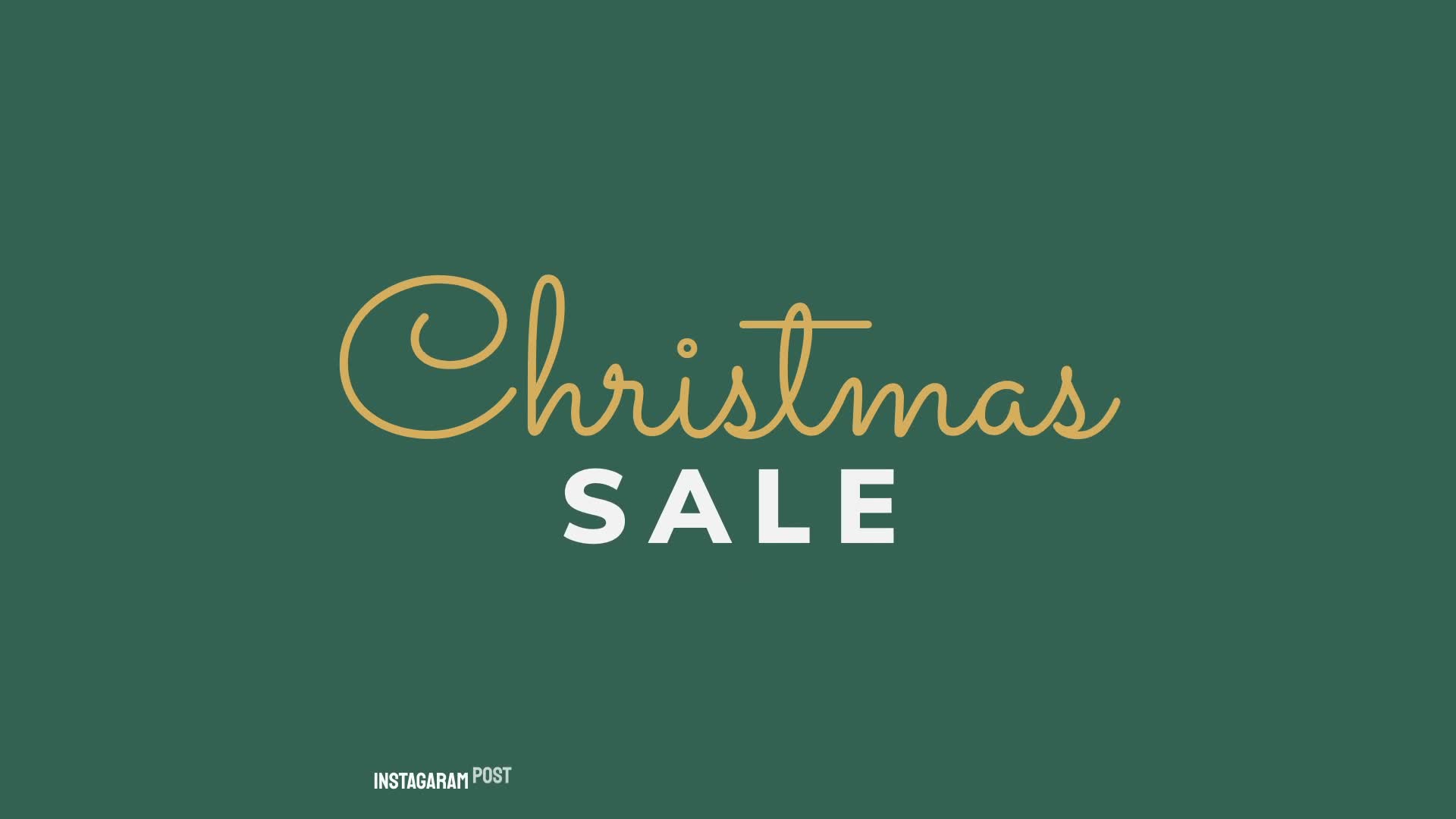 Merry Christmas Sale Instagram Ad B181 Videohive 34265880 After Effects Image 1