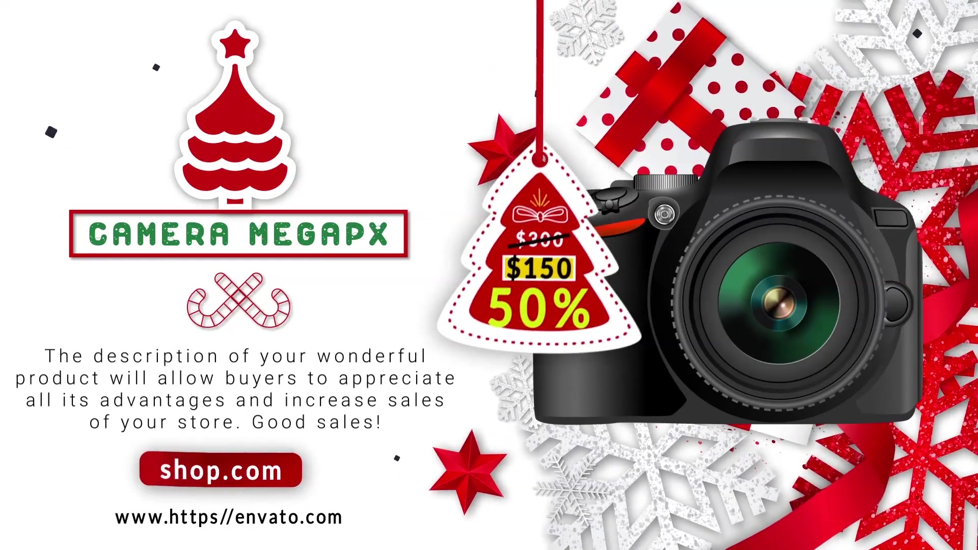 Merry Christmas Sale | Mogrt 47 Videohive 33966289 Premiere Pro Image 3