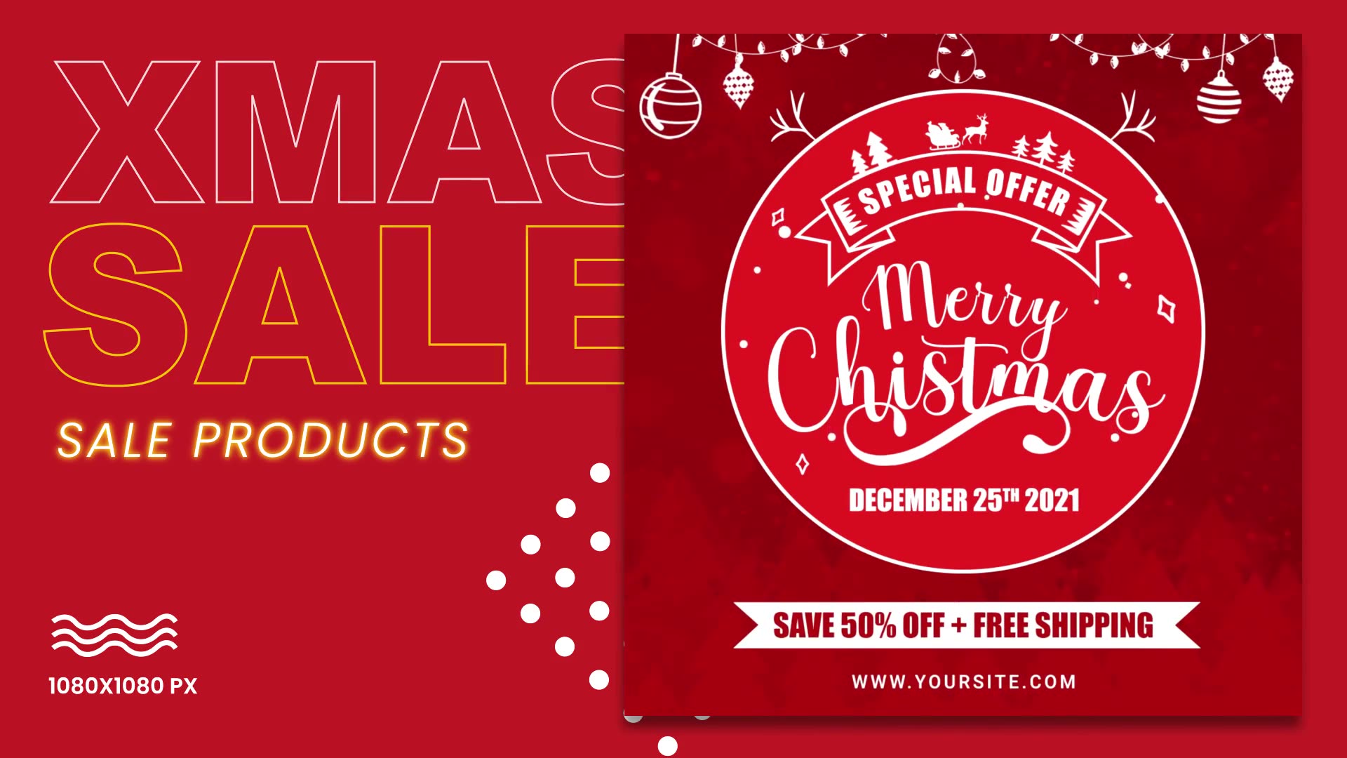 Merry Christmas Sale Template Videohive 35217522 After Effects Image 4
