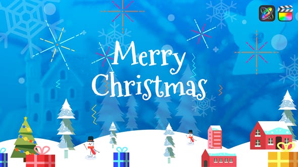 Merry Christmas Slideshow | Apple Motion & FCPX - 34934794 Videohive Download