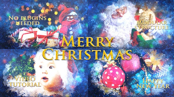 Merry Christmas Slideshow / Holiday Greetings / Winter Memories Album / New Year Titles - Videohive 25032993 Download