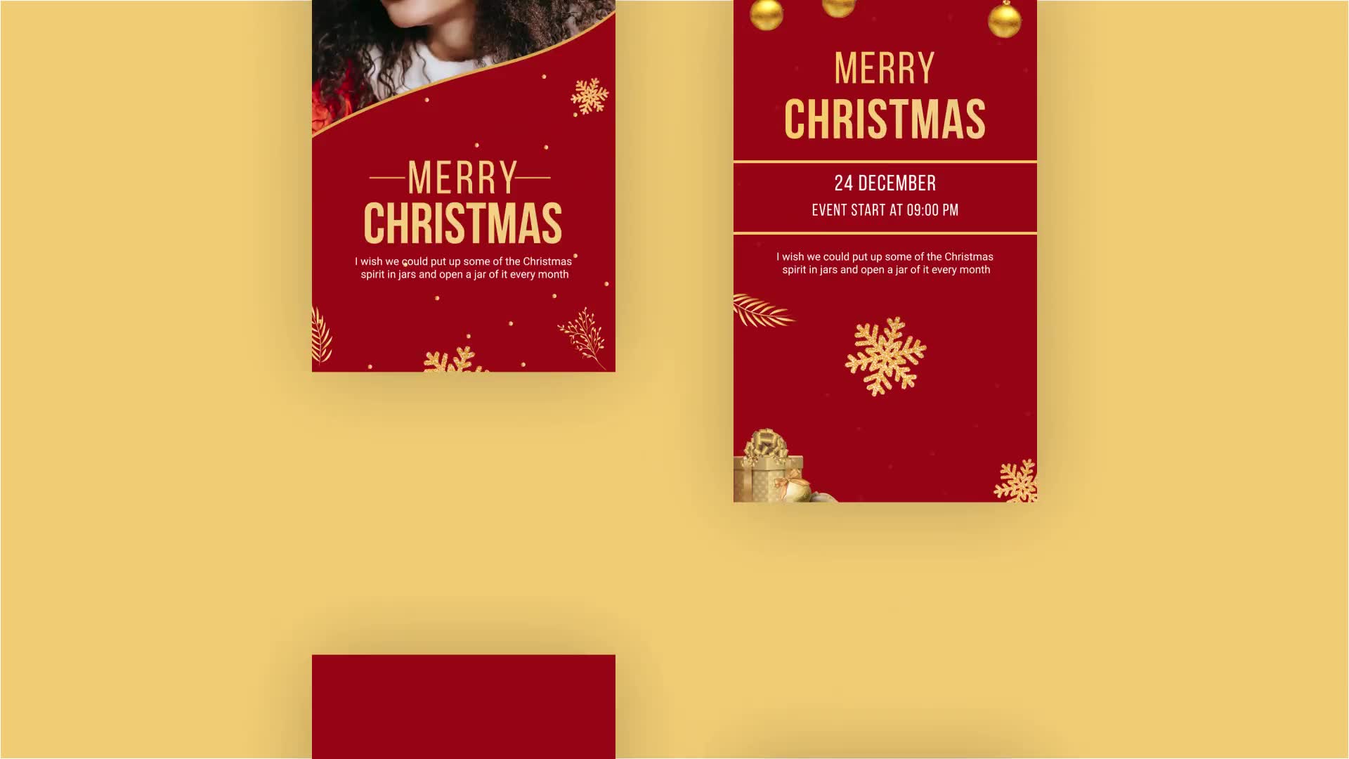Merry Christmas Social Story Pack Videohive 34917094 After Effects Image 7