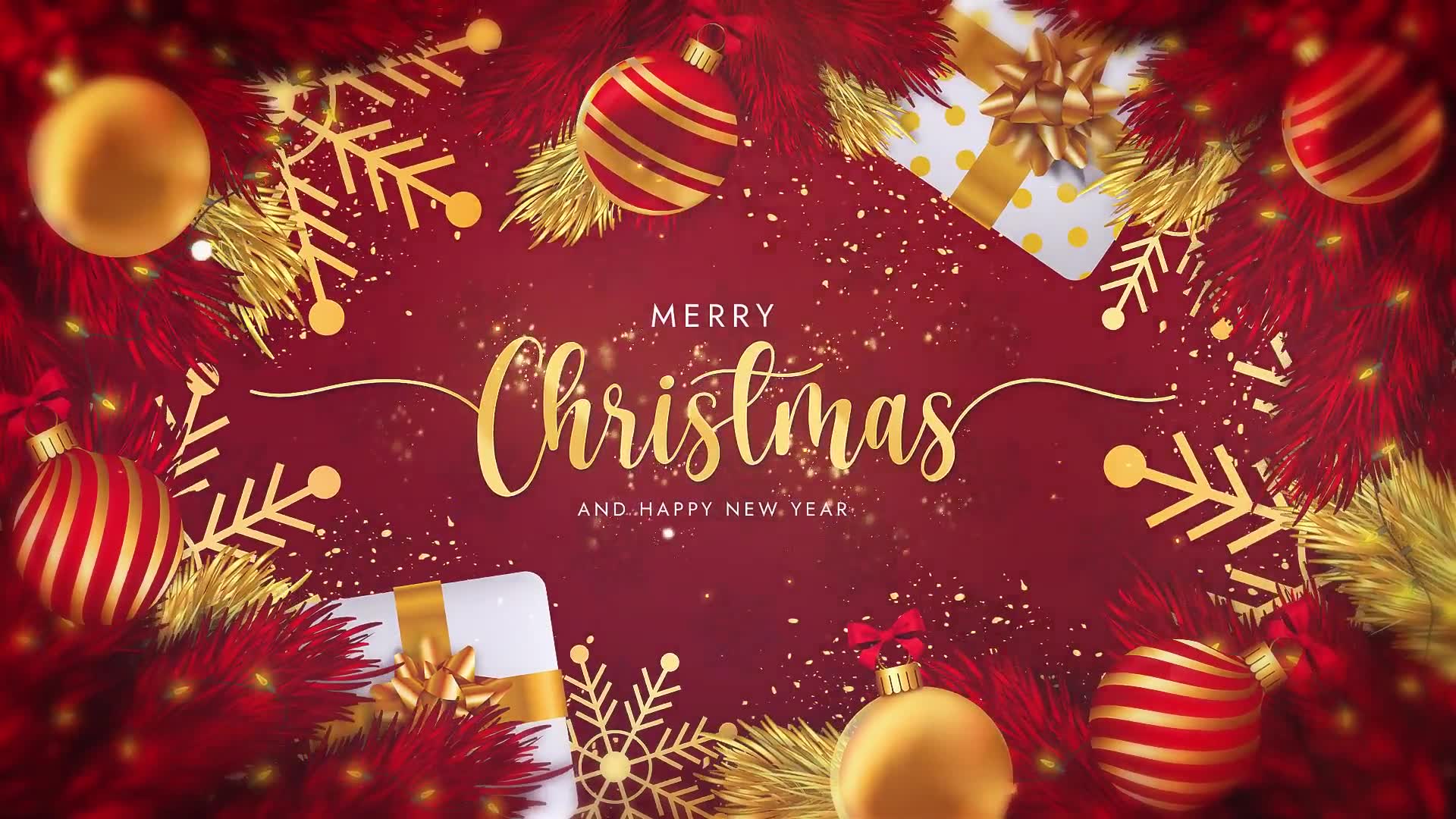 Merry Christmas Text Logo Reveal Videohive 34983754 After Effects Image 2