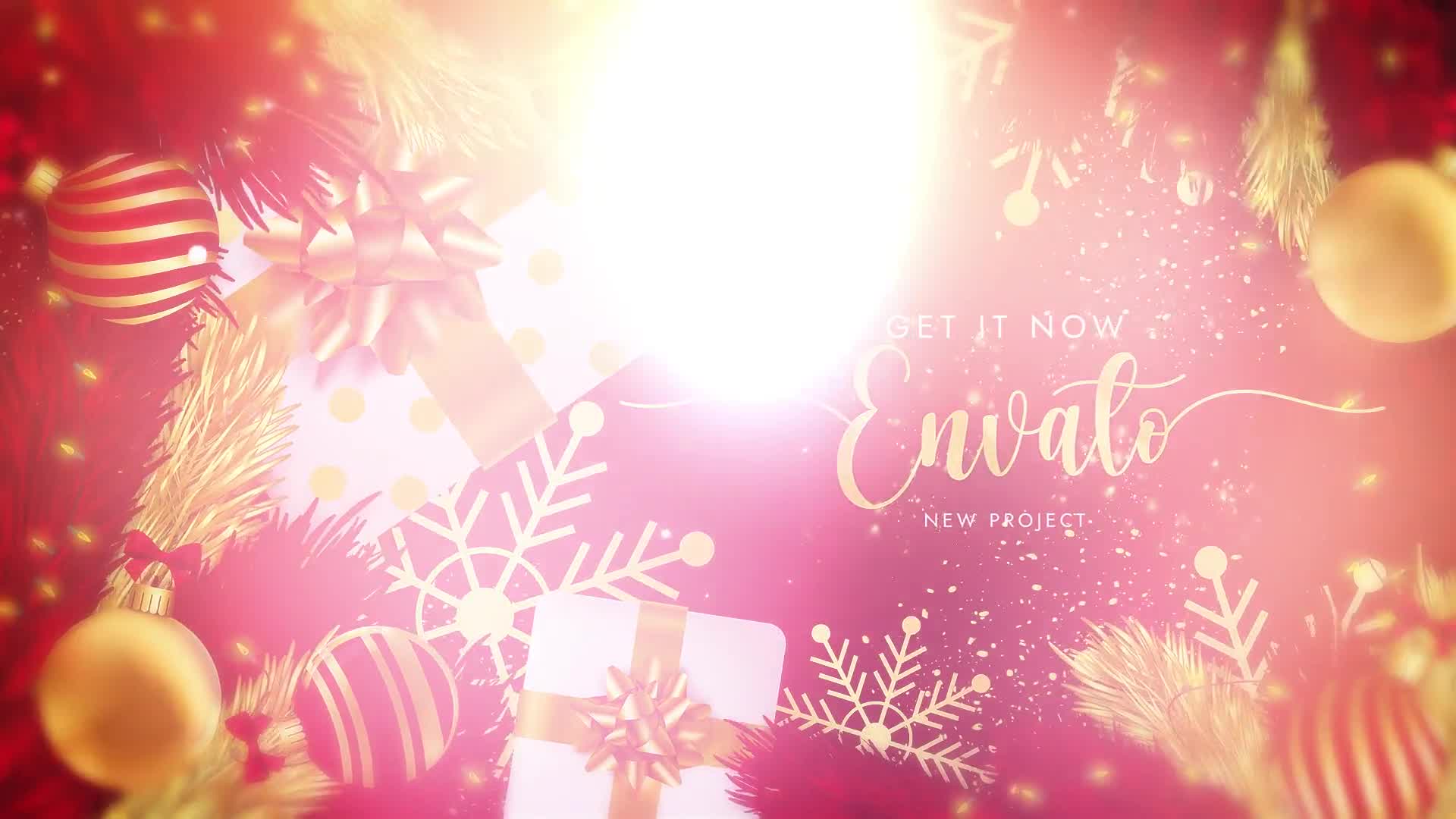 Merry Christmas Text Logo Reveal Videohive 34983754 After Effects Image 7