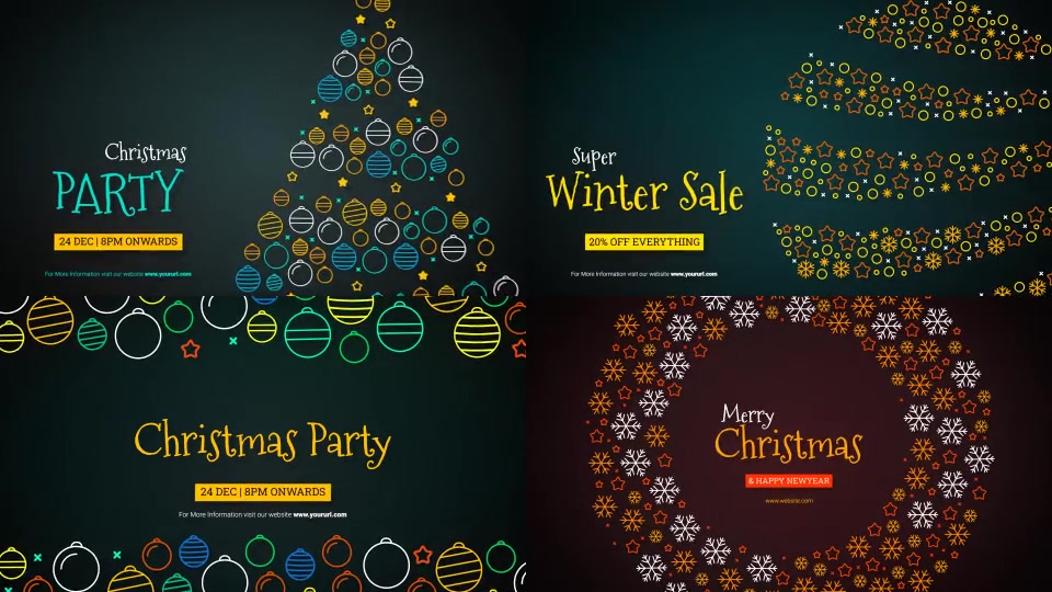 Merry Christmas Text Reveal Videohive 35315320 After Effects Image 10