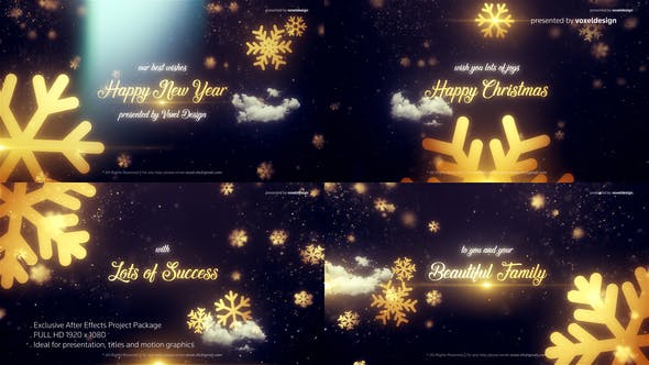 Merry Christmas Title - Videohive Download 25262047