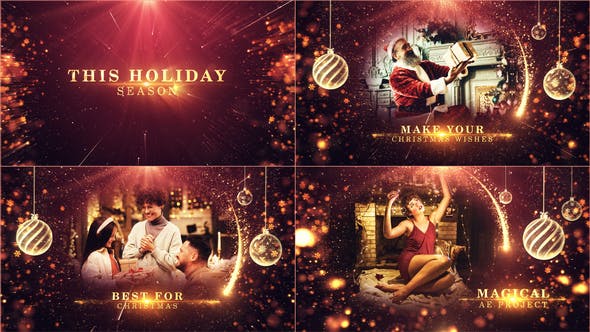 Merry Christmas Titles & Slideshow - Videohive 35181390 Download