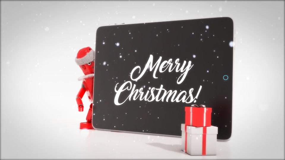 Merry Christmas Titles With Robot Roby Videohive 29433074 Premiere Pro Image 5