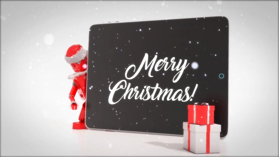 Merry Christmas Titles With Robot Roby Videohive 29433074 Premiere Pro Image 6