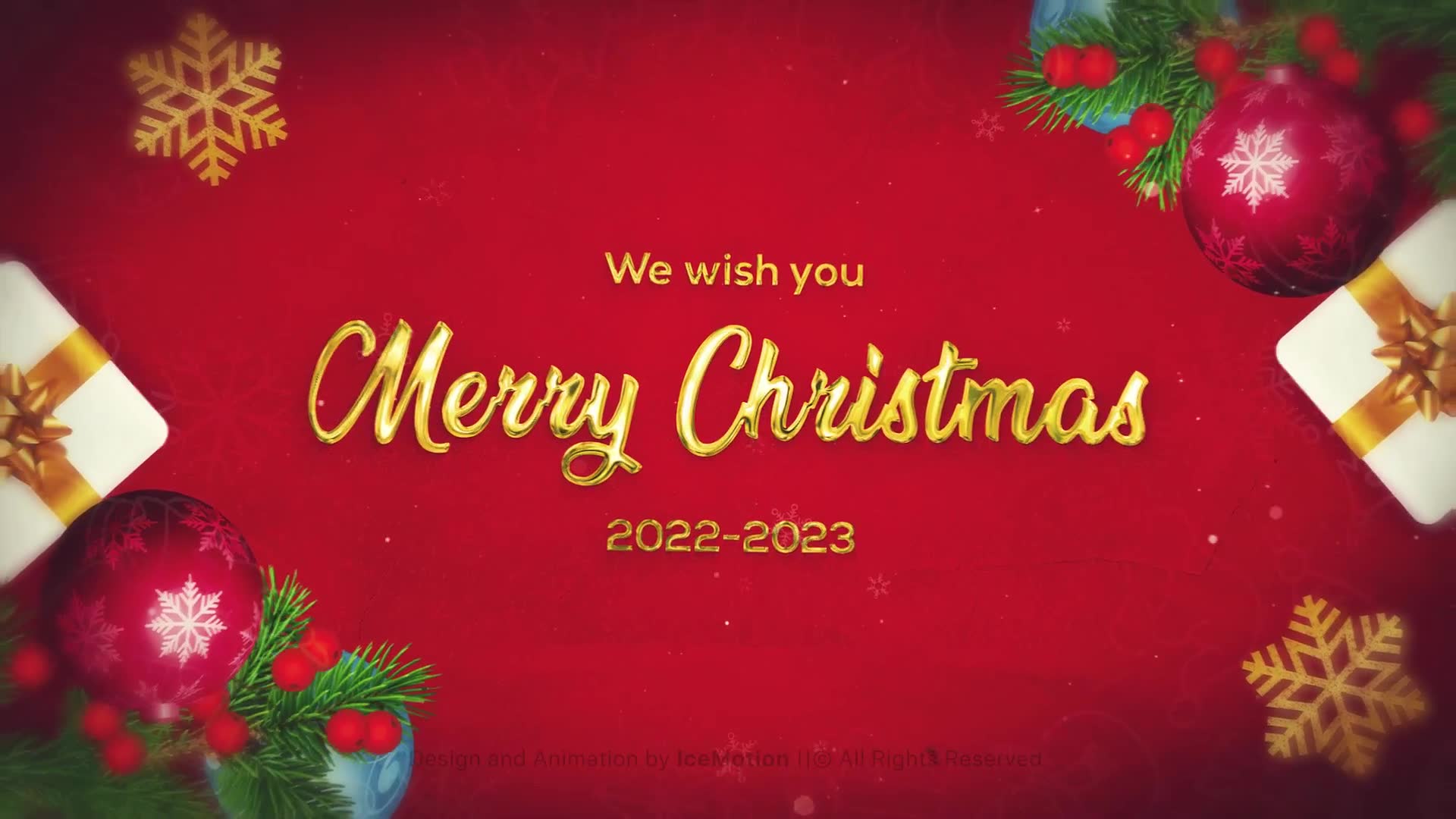 Merry Christmas Wishes || Christmas Titles Videohive 42360447 After Effects Image 2