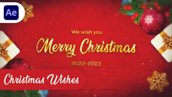 Merry Christmas Wishes || Christmas Titles - Download 42360447 Videohive