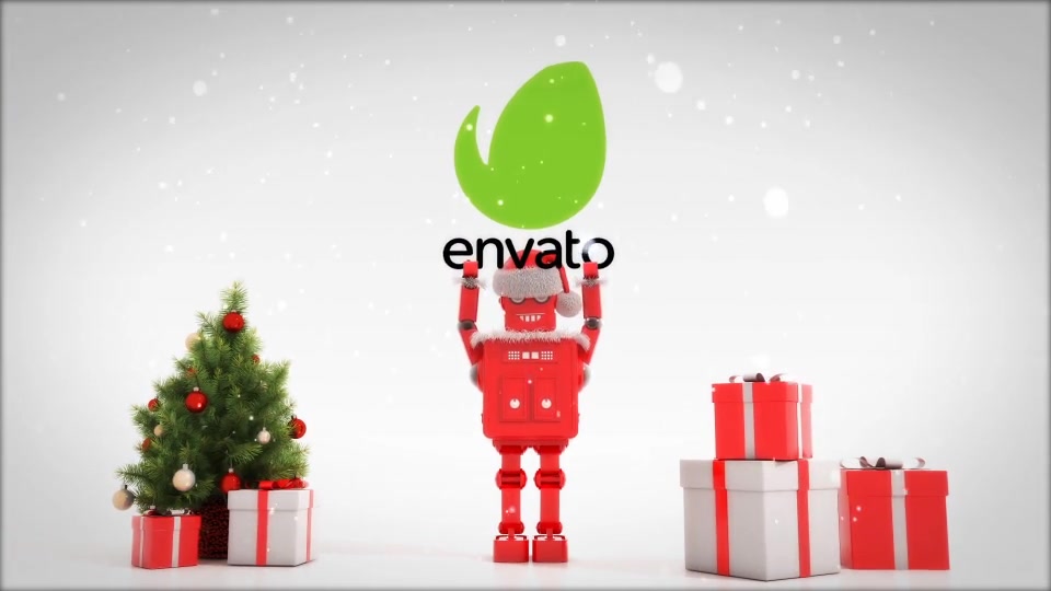 Merry Christmas With Robot Roby Videohive 29385244 After Effects Image 12